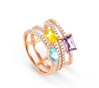 Anello Nomination Donna Colour Wave in Argento 149800/026/008 - 149800/026/008